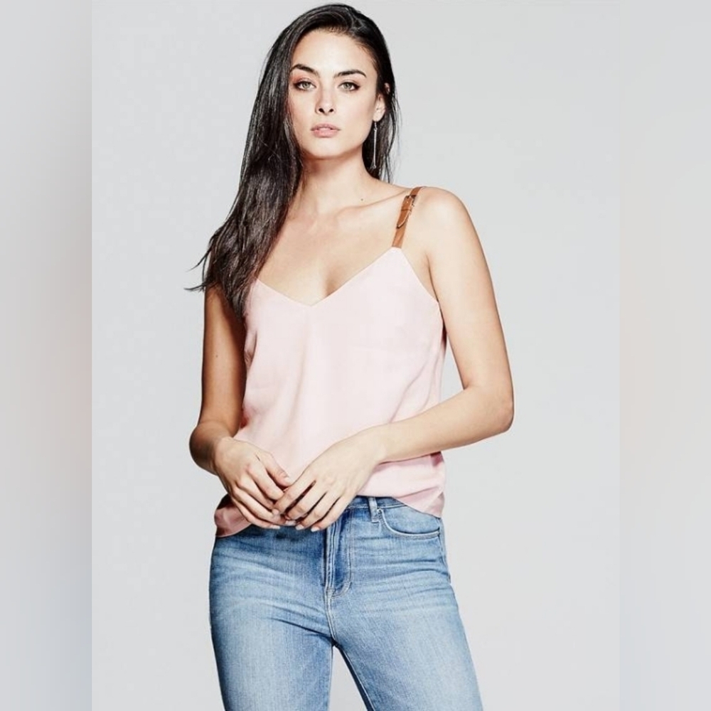 Marciano Light Pink Spaghetti Strap Cami Top